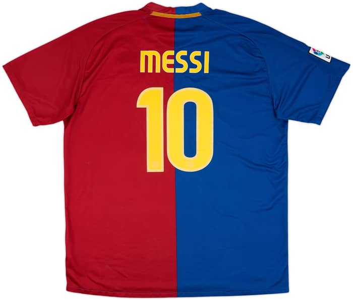 2008-09 Barcelona Home Shirt Messi #10 - 8/10 - (XXL)