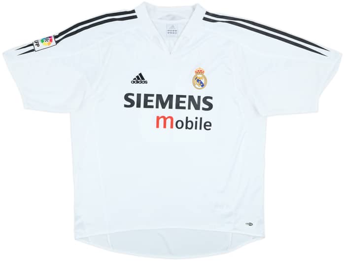 2004-05 Real Madrid Home Shirt Beckham #23 - 8/10 - (XL)