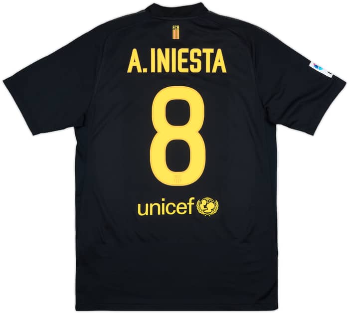 2011-12 Barcelona Away Shirt A.Iniesta #8 - 9/10 - (M)