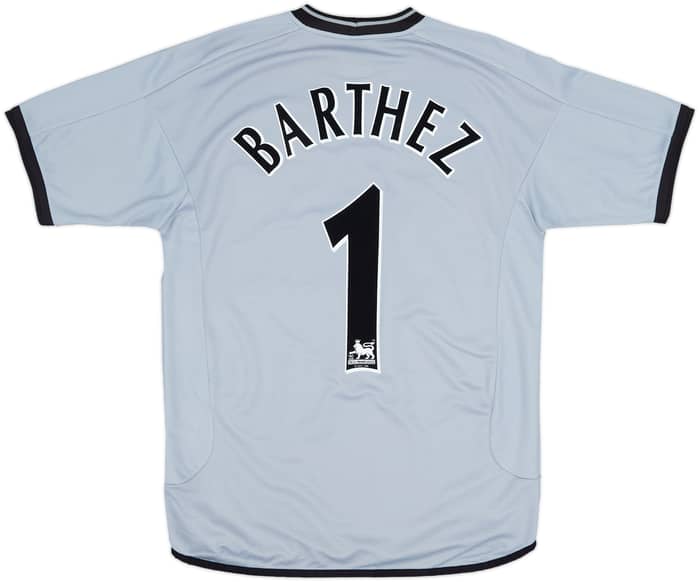2001-02 Manchester United Centenary GK S/S Shirt Barthez #1 - 9/10 - (S)