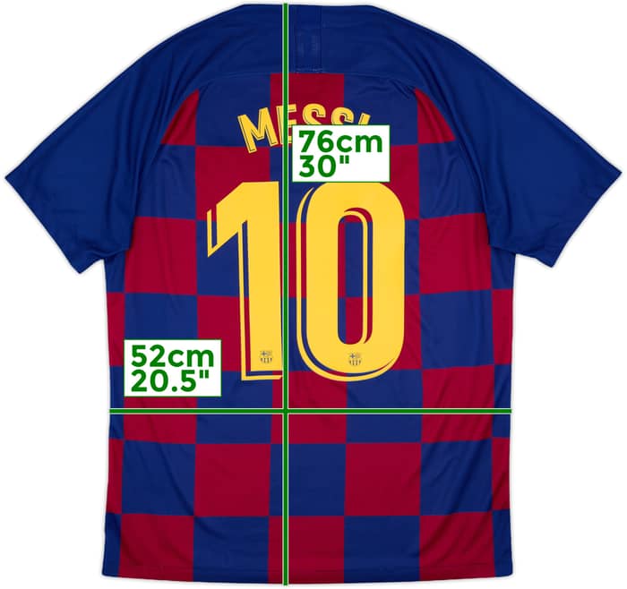 2019-20 Barcelona Home Shirt Messi #10 - 10/10 - (L)