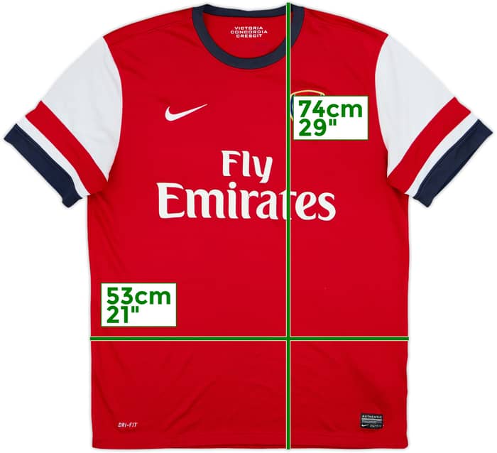 2012-14 Arsenal Home Shirt - 5/10 - (L)