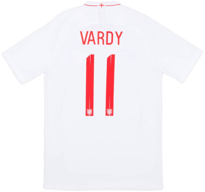 2018-19 England Home Shirt Vardy #11 - 9/10 - (M)