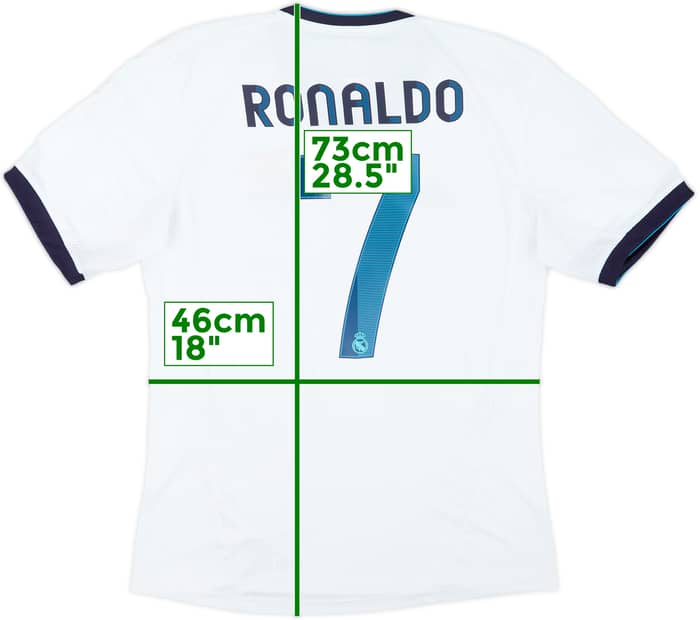 2012-13 Real Madrid Home Shirt Ronaldo #7 - 7/10 - (M)