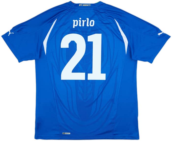 2010-12 Italy Home Shirt Pirlo #21 - 8/10 - (L)