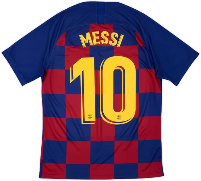 2019-20 Barcelona Home Shirt Messi #10 - 9/10 - (M)
