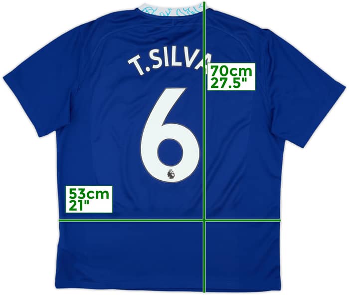 2022-23 Chelsea Home Shirt T.Silva #6 - 9/10 - (L)