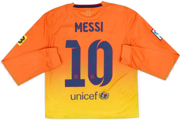 2012-13 Barcelona Away L/S Shirt Messi #10 - 8/10 - (S)