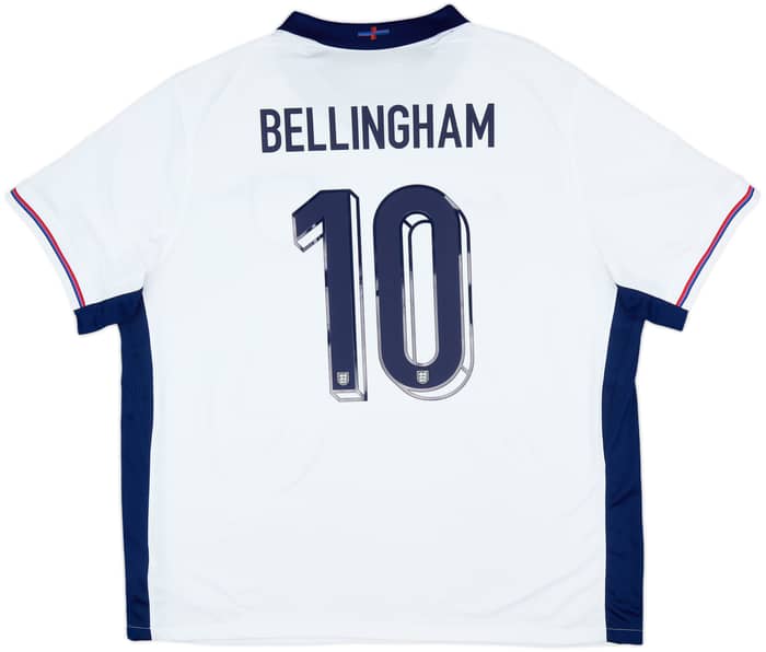 2024-25 England Home Shirt Bellingham #10 - 9/10 - (XXL)