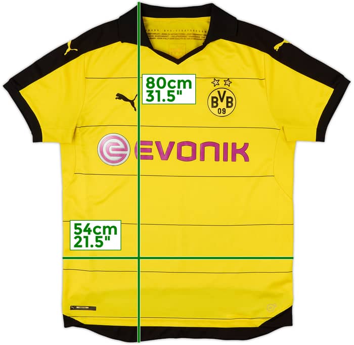 2015-16 Borussia Dortmund Home Shirt - 8/10 - (L)