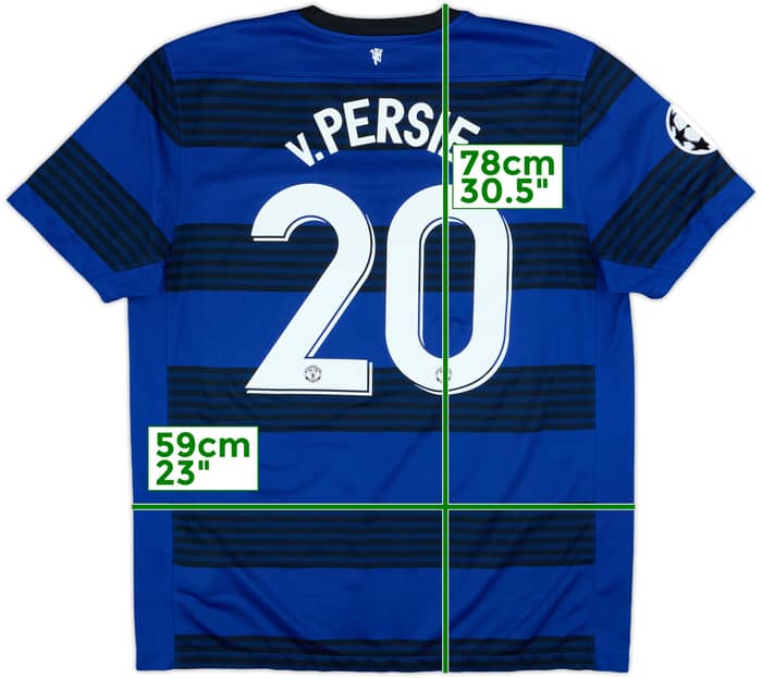 2011-13 Manchester United Away Shirt v.Persie #20 - 8/10 - (XL)