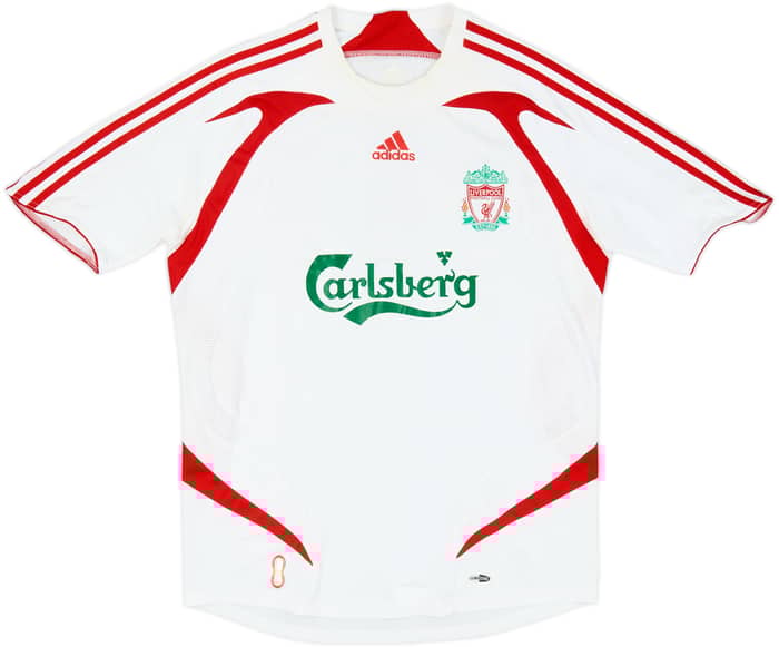 2007-08 Liverpool Away Shirt Gerrard #8 - 5/10 - (M)