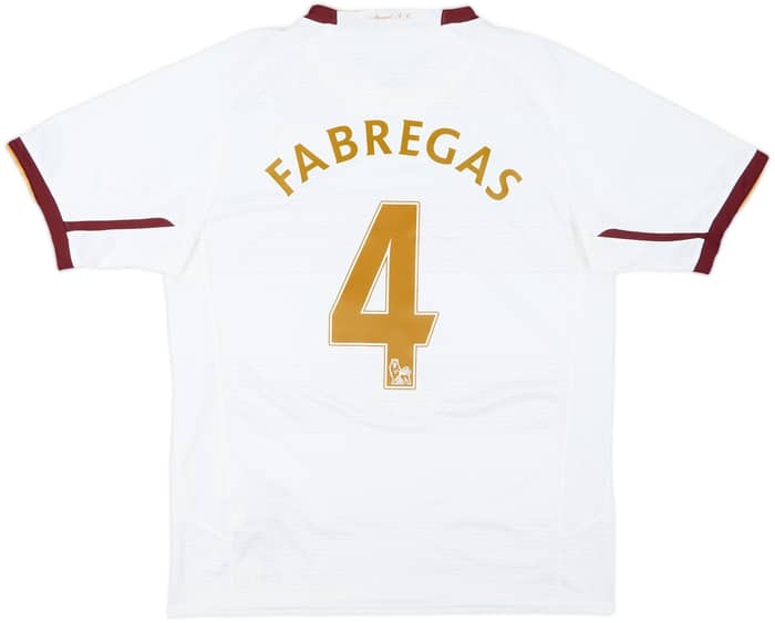 2007-08 Arsenal Away Shirt Fabregas #4 - 8/10 - (M)