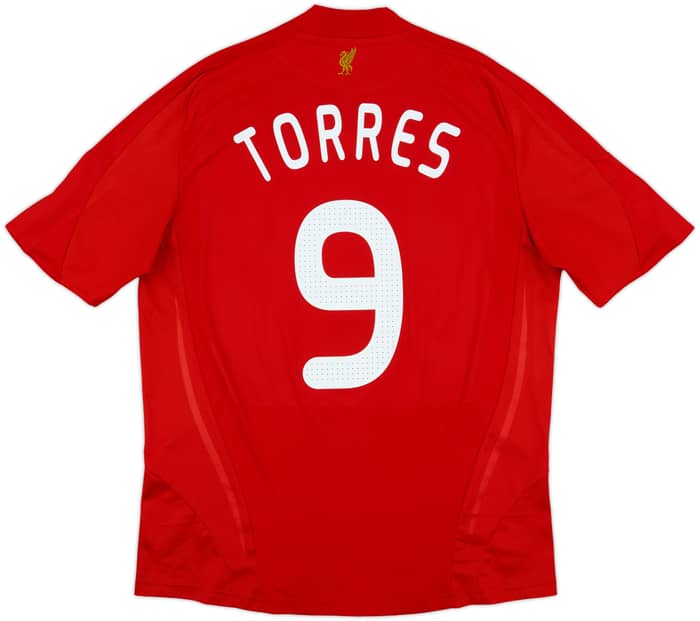 2008-10 Liverpool Home Shirt Torres #9 - 7/10 - (L)