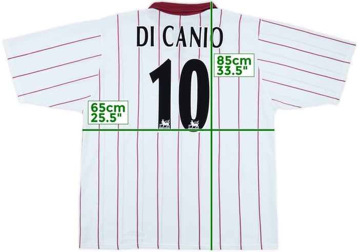 2002-03 West Ham Away Shirt Di Canio #10 - 7/10 - (XXL)