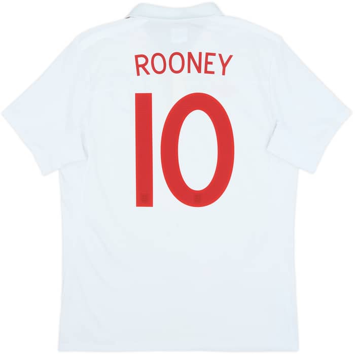 2009-10 England 'South Africa' Home Shirt Rooney #10 - 6/10 - (M)