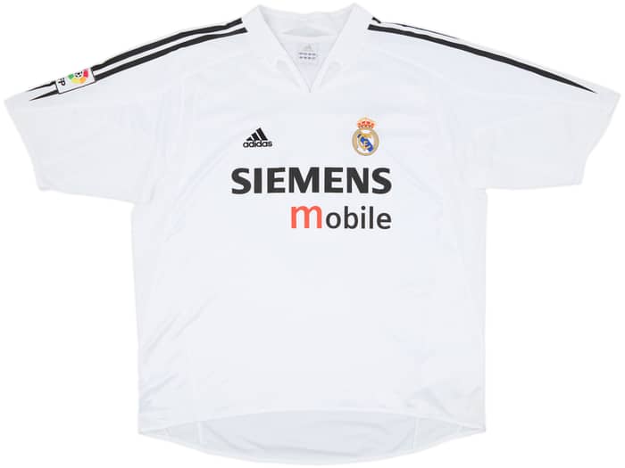 2004-05 Real Madrid Home Shirt Zidane #5 - 10/10 - (XL)