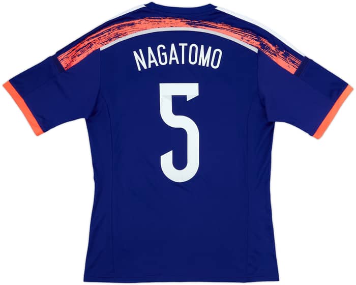 2013-15 Japan Home Shirt Nagatomo #5 - 10/10 - (M)