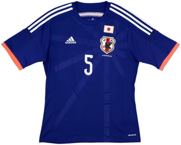 2013-15 Japan Home Shirt Nagatomo #5 - 10/10 - (M)