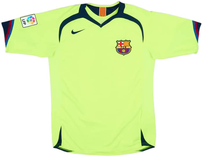 2005-06 Barcelona Away Shirt Ronaldinho #10 - 7/10 - (S)