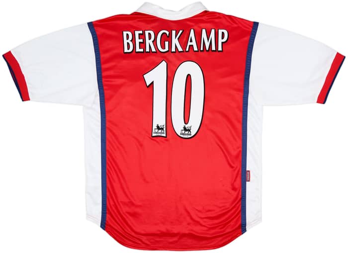 1998-99 Arsenal Home Shirt Bergkamp #10 - 6/10 - (L)