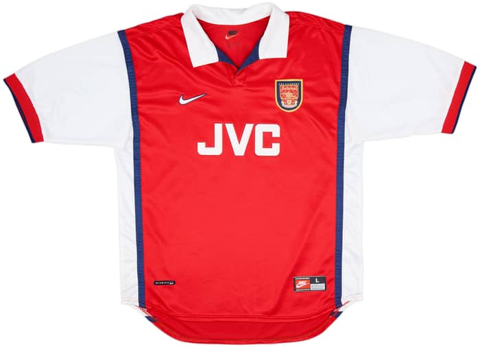1998-99 Arsenal Home Shirt Bergkamp #10 - 6/10 - (L)