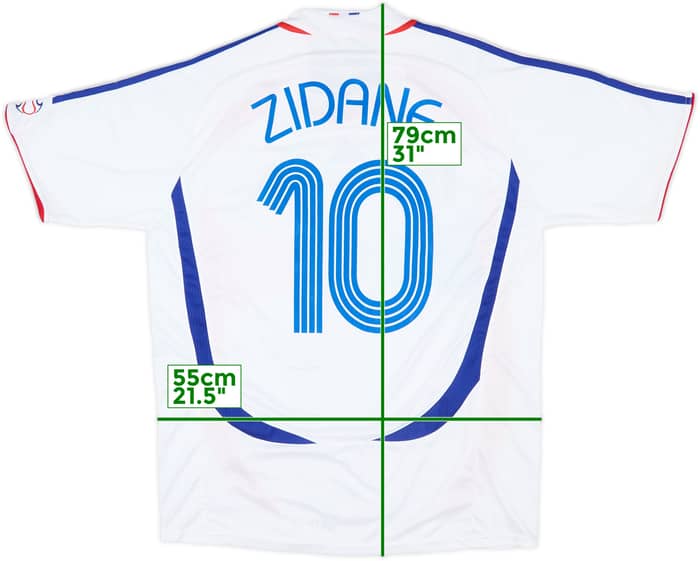 2006 France Away Shirt Zidane #10 - 6/10 - (XL)