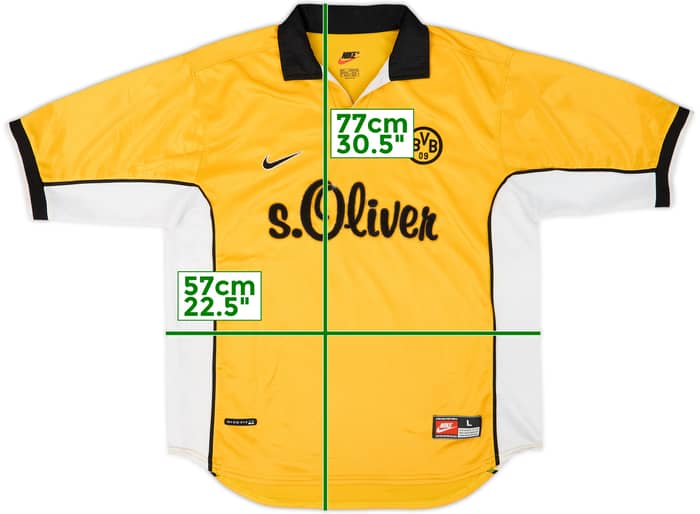 1998-00 Borussia Dortmund Home Shirt - 5/10 - (L)