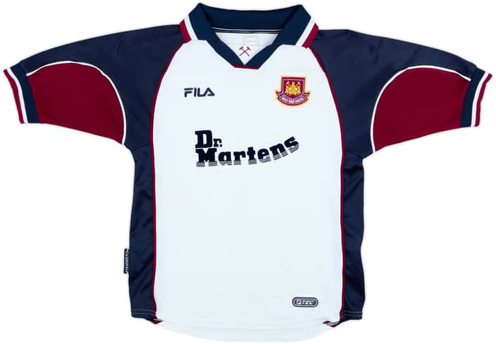 1999-01 West Ham Away Shirt Cole #26 - 7/10 - (XL.Boys)
