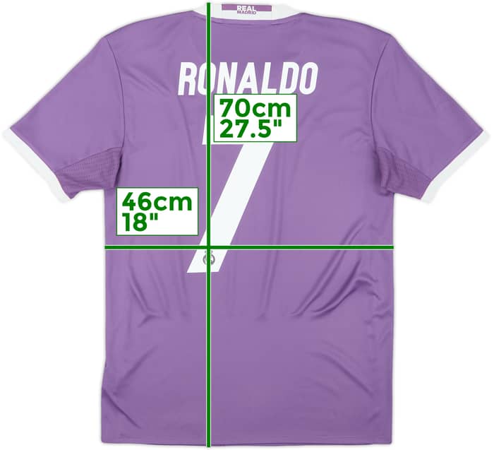 2016-17 Real Madrid Away Shirt Ronaldo #7 - 6/10 - (S)