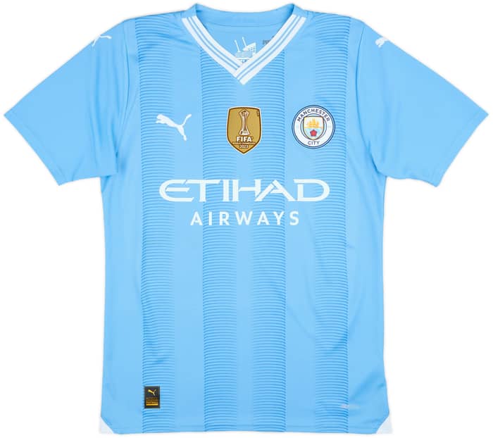 2023-24 Manchester City Home Shirt Haaland #9 - 10/10 - (S)