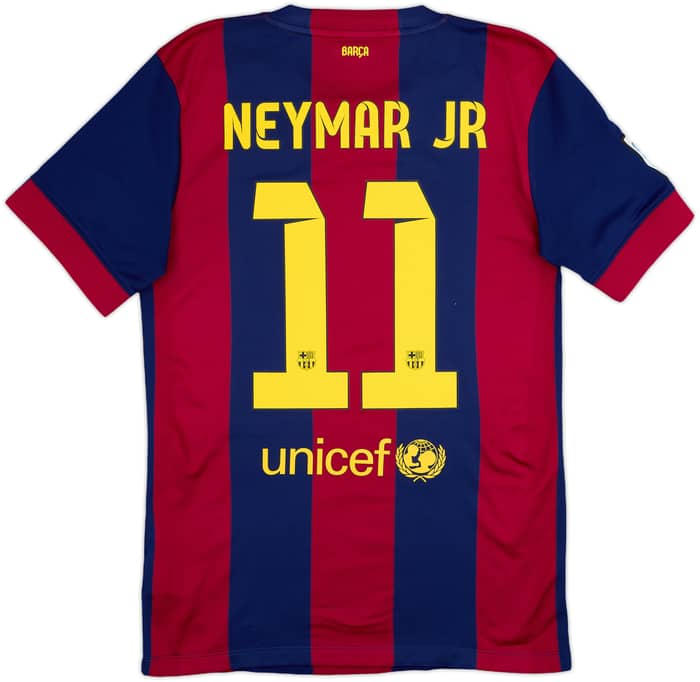 2014-15 Barcelona Home Shirt Neymar Jr #11 - 8/10 - (S)