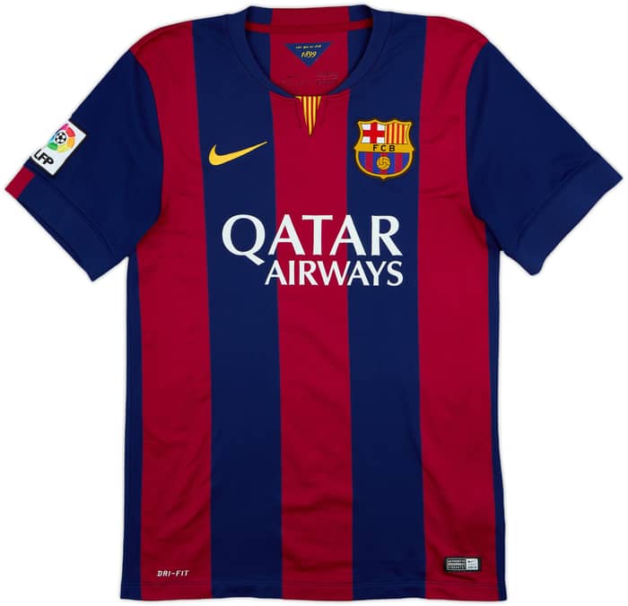 2014-15 Barcelona Home Shirt Neymar Jr #11 - 8/10 - (S)