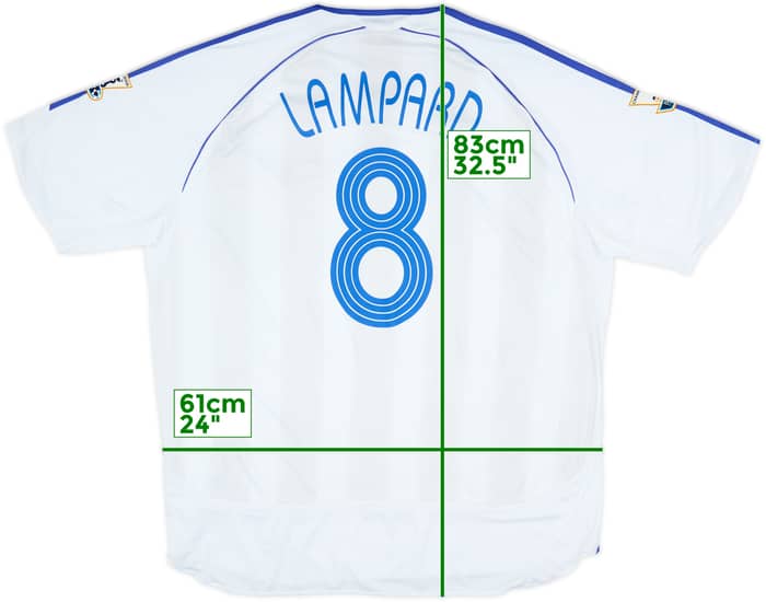 2006-07 Chelsea Away Shirt Lampard #8 - 9/10 - (XXL)