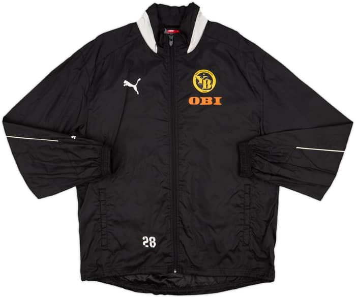 2008-10 Young Boys Player Issue Puma Hooded Rain Jacket #28 - 7/10 - (M)