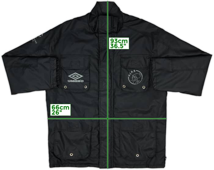 1997-98 Ajax Umbro CL Padded Rain Jacket - 9/10 - (L)