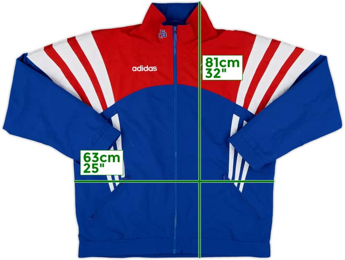 1995-96 Bayern Munich adidas Track Jacket - 9/10 - (L)
