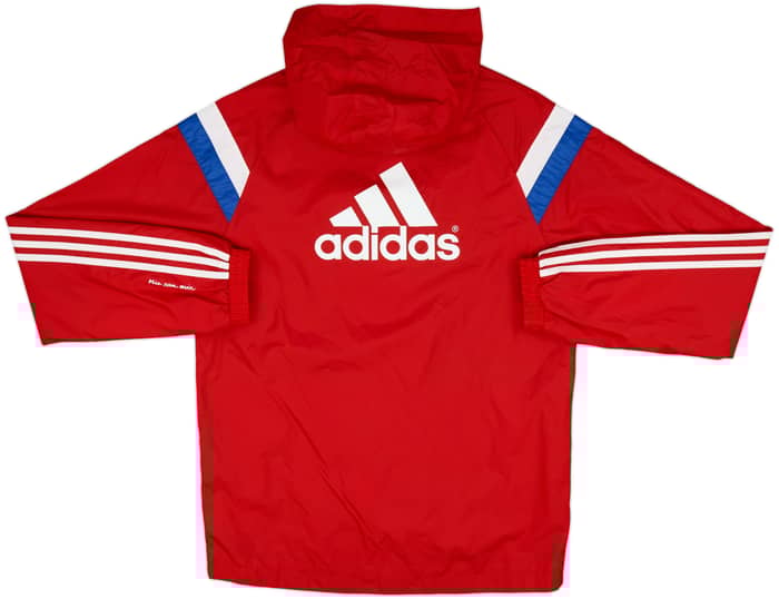 2014-15 Bayern Munich adidas Hooded Rain Jacket - 6/10 - (L)