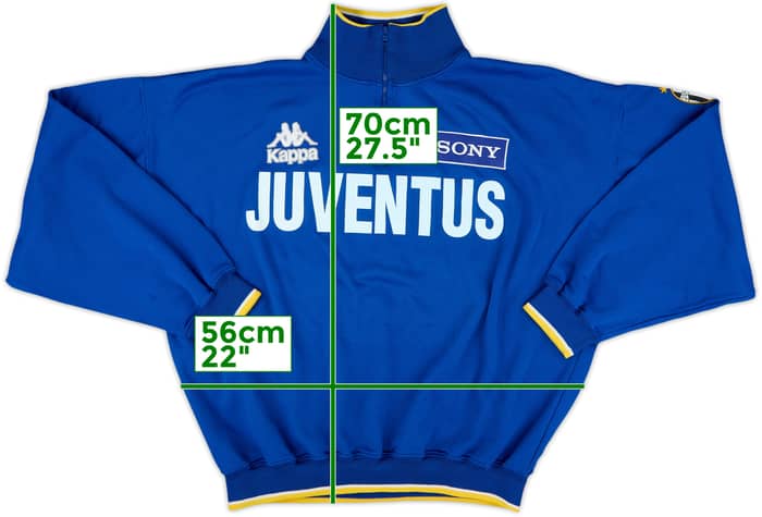 1997-98 Juventus Kappa 1/4 Zip Training Top - 6/10 - (XL)
