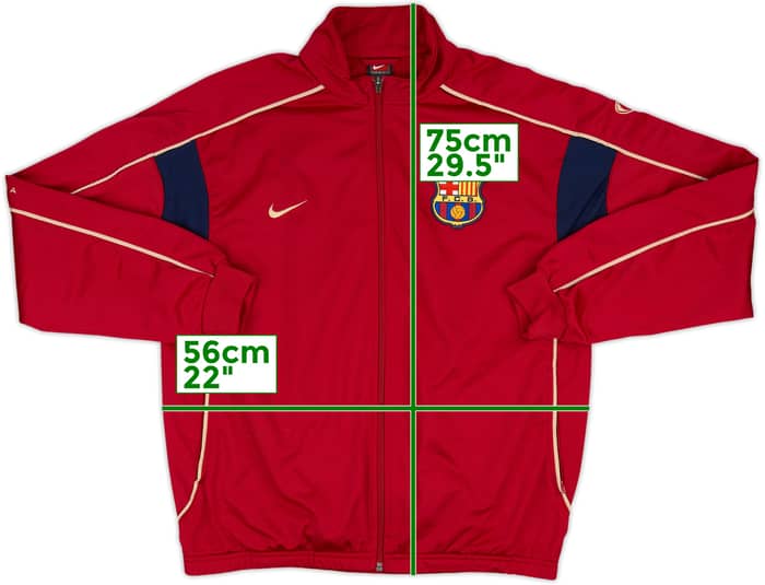 2001-02 Barcelona Nike Track Jacket - 8/10 - (M)