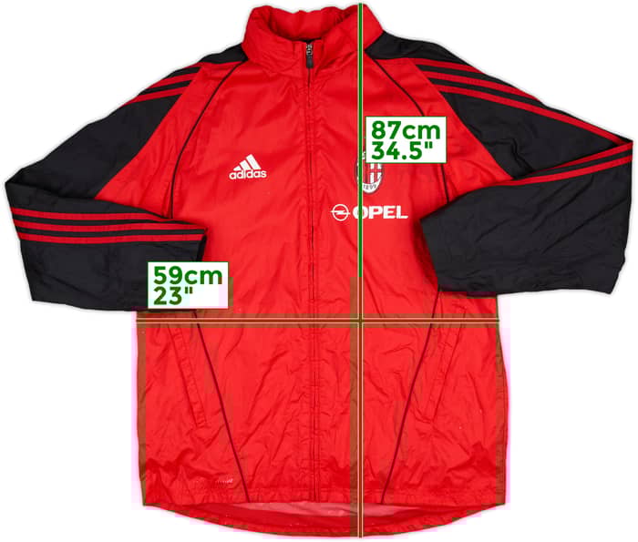 2005-06 AC Milan adidas Hooded Rain Jacket - 4/10 - (M)
