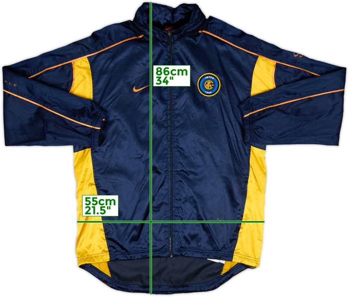2001-02 Inter Milan Nike Hooded Rain Jacket - 8/10 - (M)