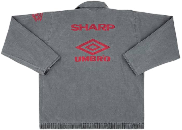 1992-93 Manchester United Umbro Drill Top - 8/10 - (L)
