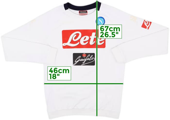 2016-17 Napoli Kappa 1/4 Zip Drill Top - 5/10 - (S)