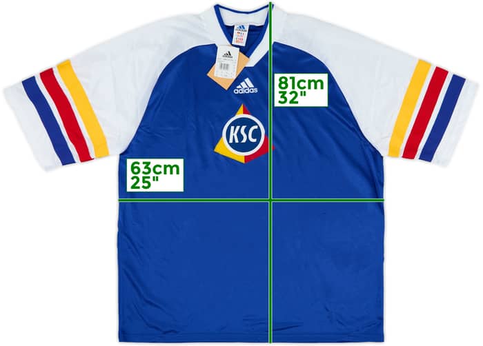 1998-99 Karlsruher adidas Training Shirt (XL)
