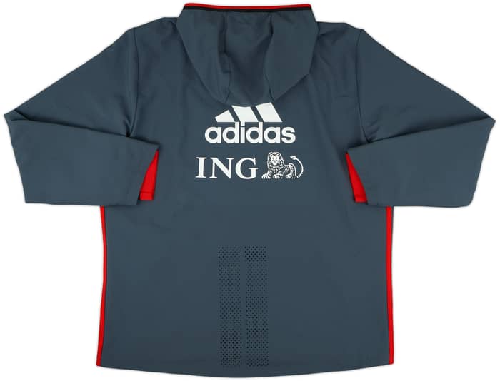 2015-16 Belgium adidas Hooded Track Jacket - 8/10 - (XXL)