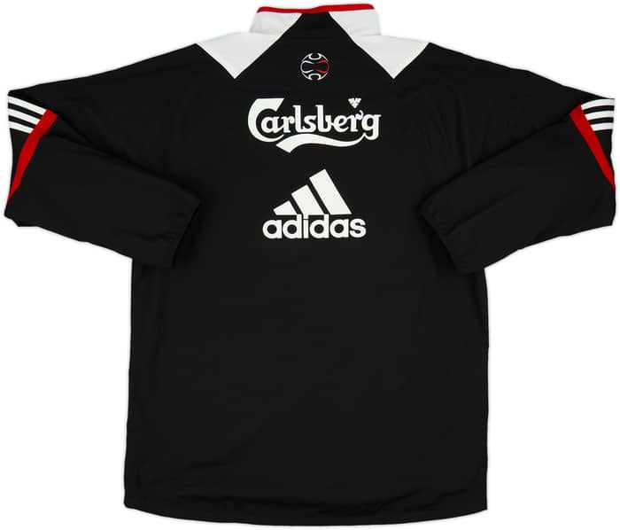 2007-08 Liverpool adidas 1/4 Zip Drill Top - 9/10 - (L)