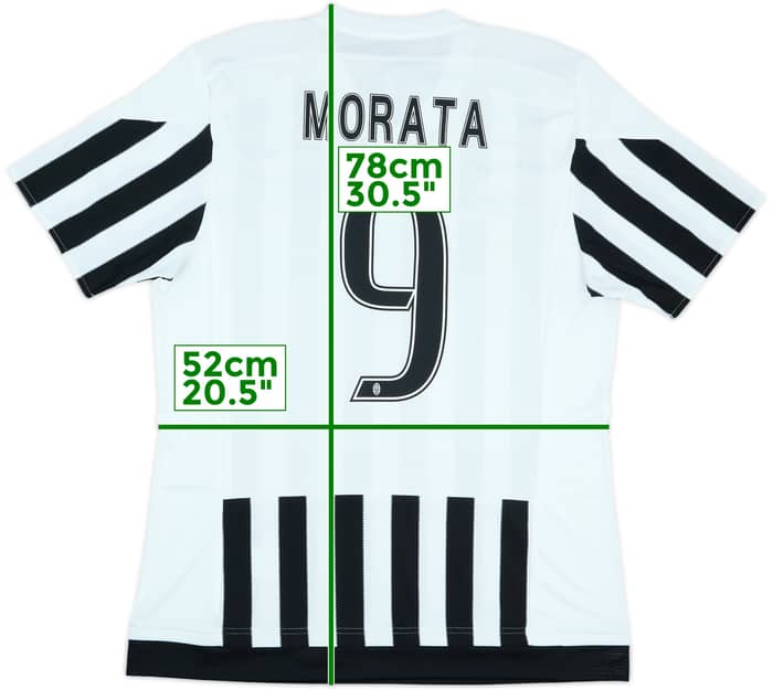 2015-16 Juventus Home Shirt Morata #9 (L)