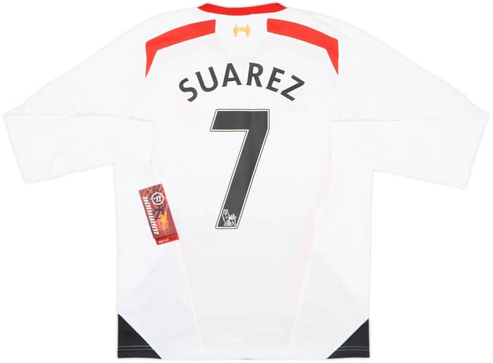 2013-14 Liverpool Away L/S Shirt Suarez #7 (14-15 Years)