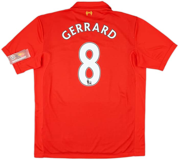 2012-13 Liverpool Home Shirt Gerrard #8 (XL)